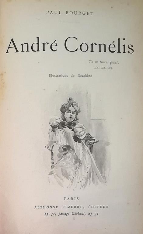 André Cornélis - Paul Bourget - copertina