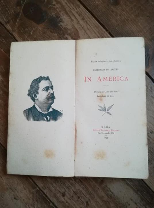 In America - Edmondo De Amicis - copertina