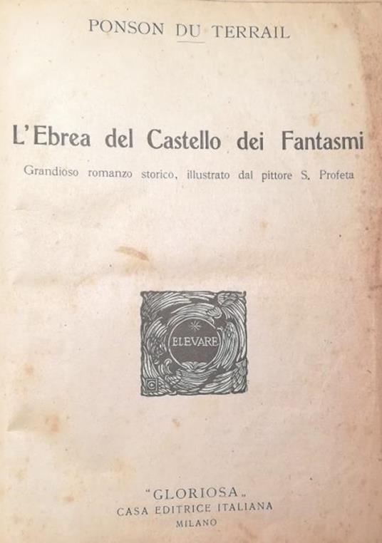 L' Ebrea Del Castello Dei Fantasmi - Ponson du Terrail - copertina