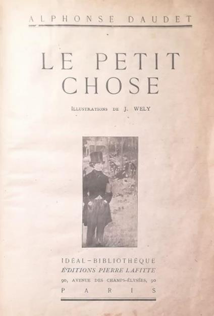 Le Petit Chose - Alphonse Daudet - copertina