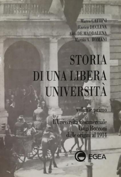 Storia Di Una Libera Università - copertina