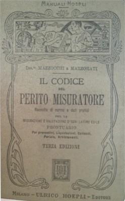Il Codice Del Perito Misuratore - G. Mazzocchi - copertina