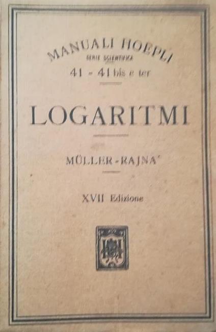 Logaritmi - copertina