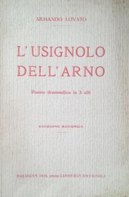 L' Usignolo Dell' Arno - Armando Lovato - copertina