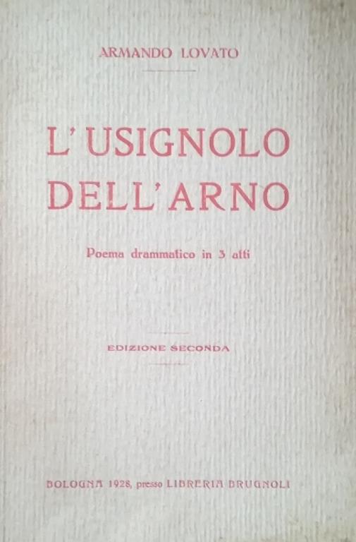 L' Usignolo Dell' Arno - Armando Lovato - copertina