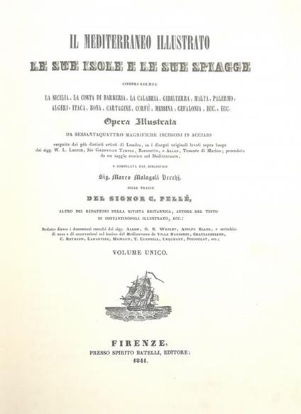 Il Mediterraneo Illustrato, Le Sue Isole E Le Sue Spiagge - Marco Malagoli Vecchi - copertina