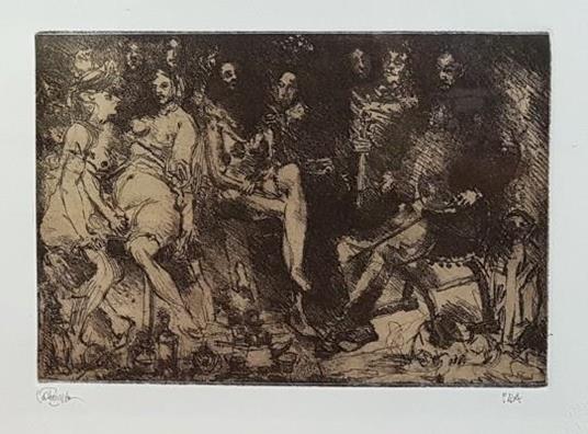 Scena Di Casa Di Tolleranza - Carlo Cattaneo - copertina