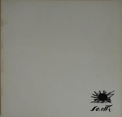 Bruno Saetti - copertina