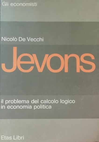 Jevons - Nicolò De Vecchi - copertina