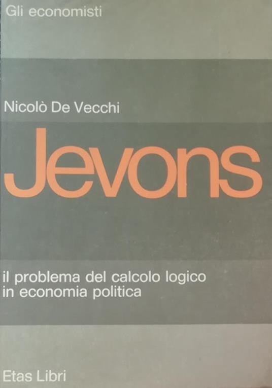 Jevons - Nicolò De Vecchi - copertina