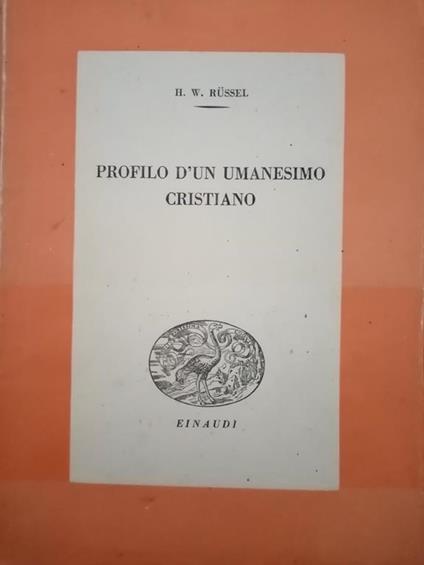 Profilo d'un Manifesto Cristiano - H. W. Russel - copertina