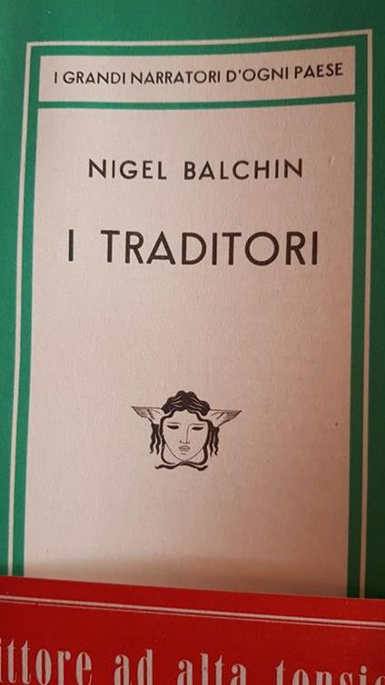 I Traditori - Nigel Balchin - copertina