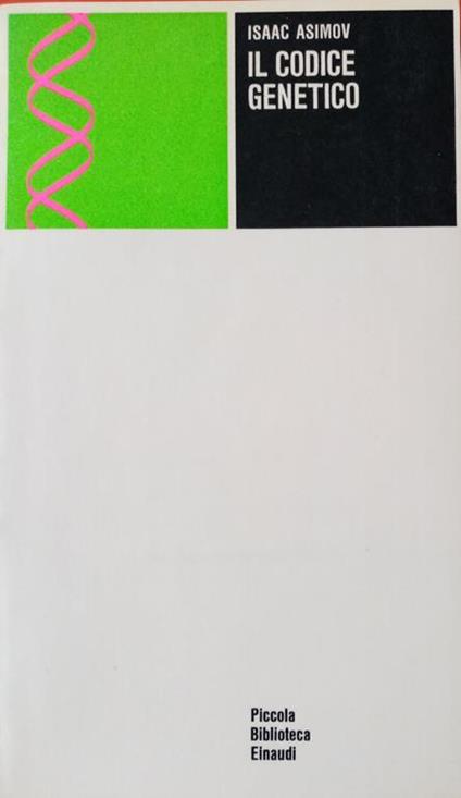 Il codice genetico - Isaac Asimov - copertina