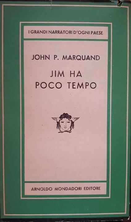 Jim Ha Poco Tempo - John P. Marquand - copertina