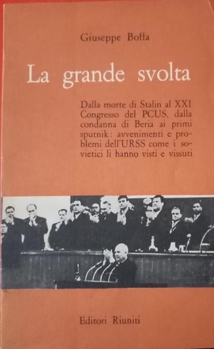 La grande svolta - Giuseppe Boffa - copertina