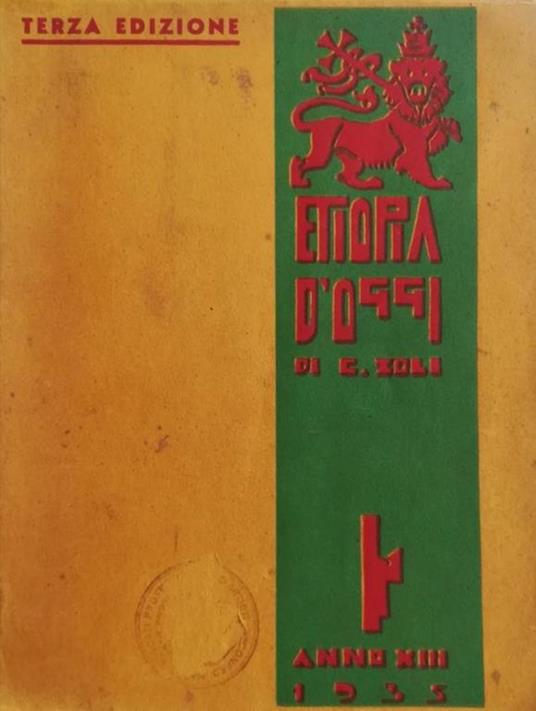 Etiopia d'oggi - Corrado Zoli - copertina