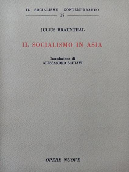Il socialismo in Asia - copertina