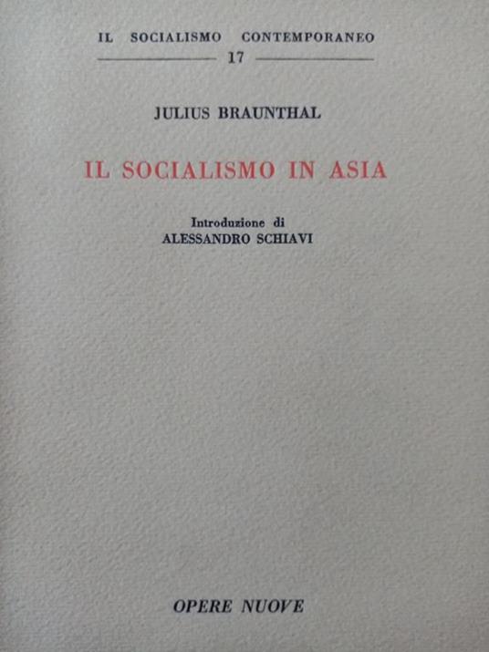 Il socialismo in Asia - copertina