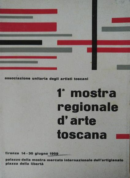 1° Mostra Regionale D'Arte Toscana - copertina