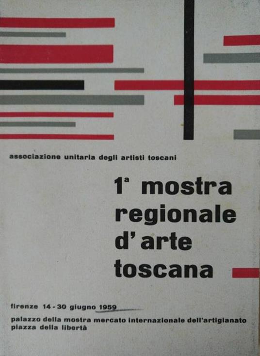 1° Mostra Regionale D'Arte Toscana - copertina