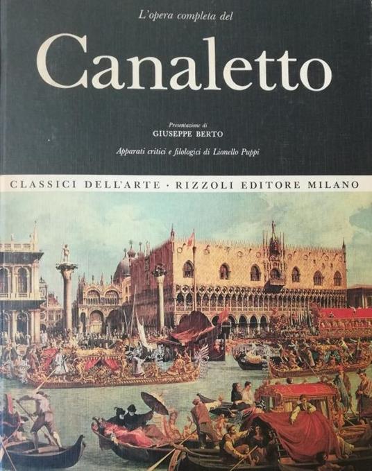 Canaletto - Giuseppe Berto - copertina