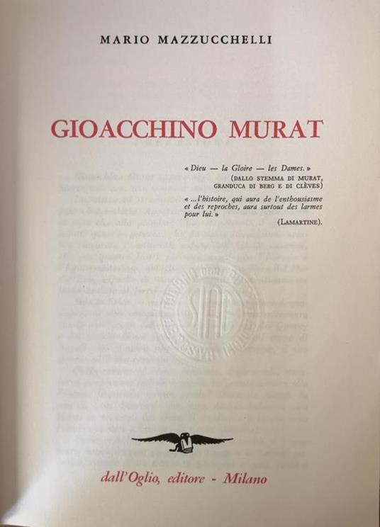 Murat - Mario Mazzucchelli - copertina