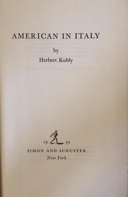 American In Italy - copertina