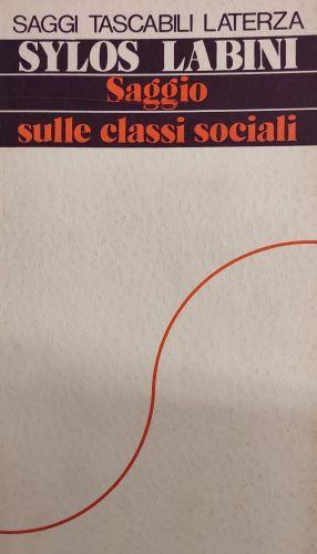 Saggio Sulle Classi Sociali - Sylos Labini - copertina