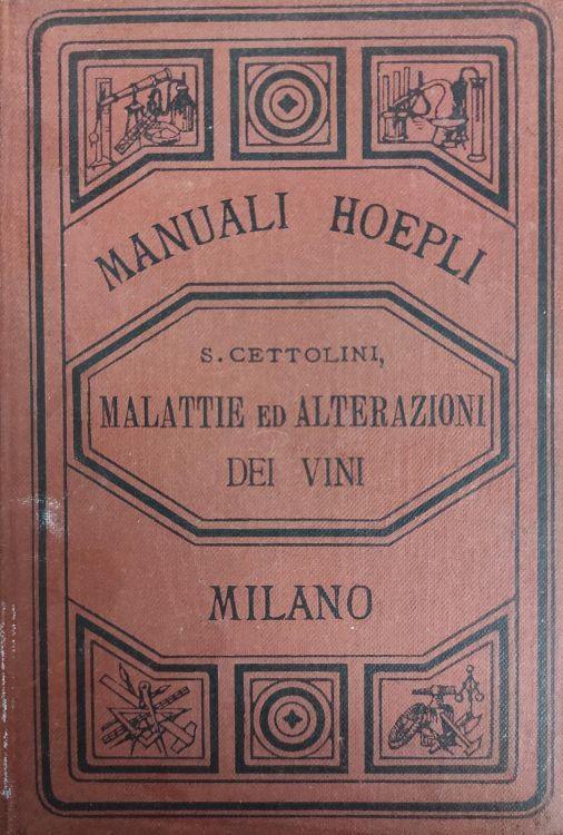Malattie Ed Alterazioni Dei Vini - copertina