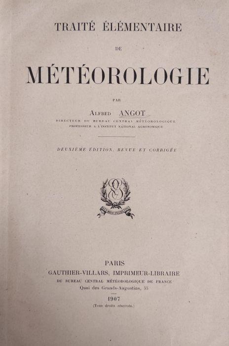 Traite Elementaire De Meteorologie - copertina