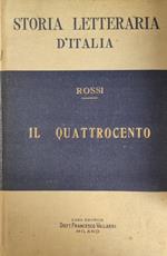 Storia Della Letteratura D'Italia. Il Quattrocento