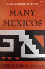 Many Mexicos Di: Simpson Lesley Byrd