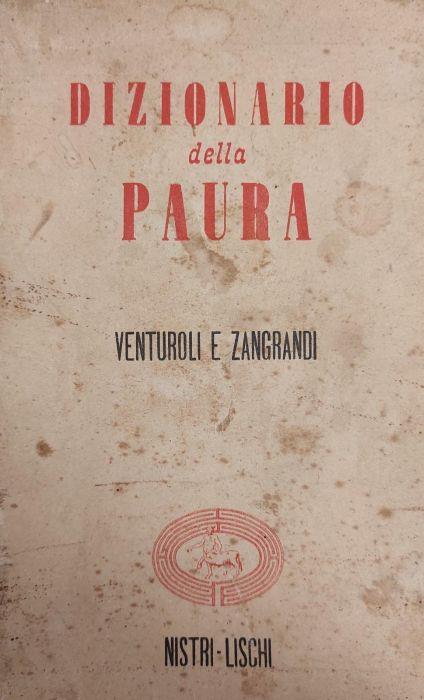 Dizionario Della Paura - Marcello Venturoli - copertina