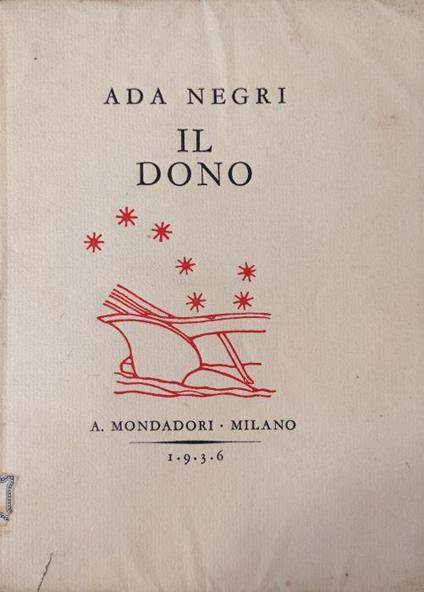 Il DONO - Ada Negri - copertina