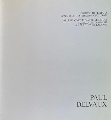 Paul Delvaux Di: S. A. - copertina