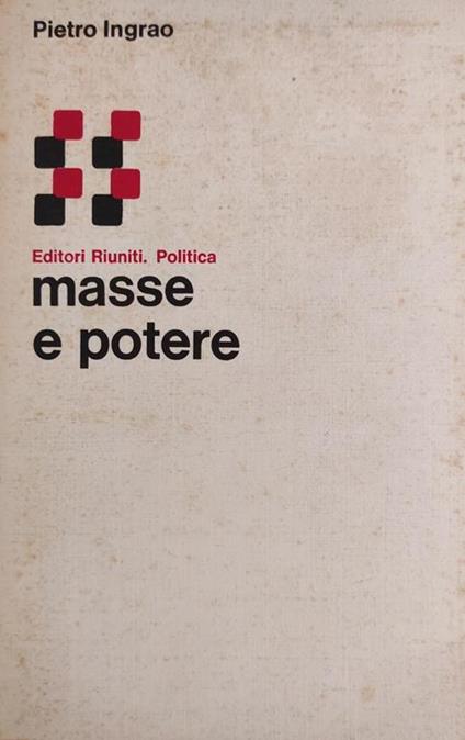 Masse E Potere - Pietro Ingrao - copertina