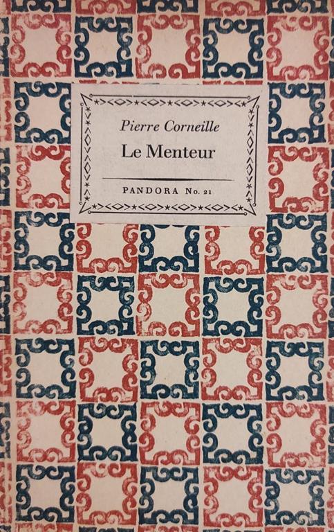 Le Menteur - Pierre Corneille - copertina