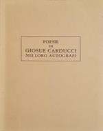 Poesie Di Giosue Carducci Nei Loro Autografi