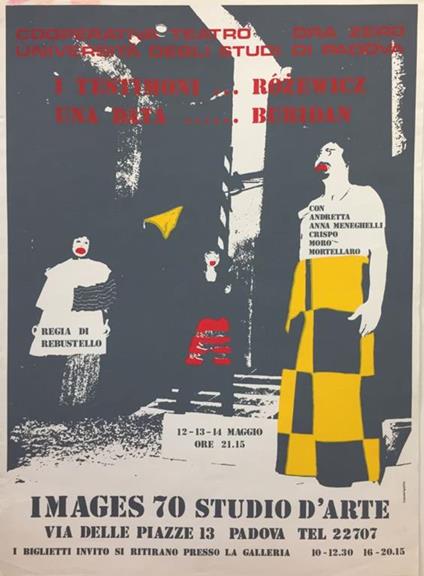 I Testimoni ... Rozewicz - copertina