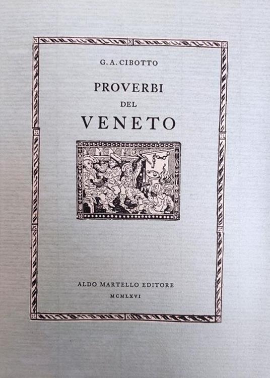 Proverbi Del Veneto - copertina