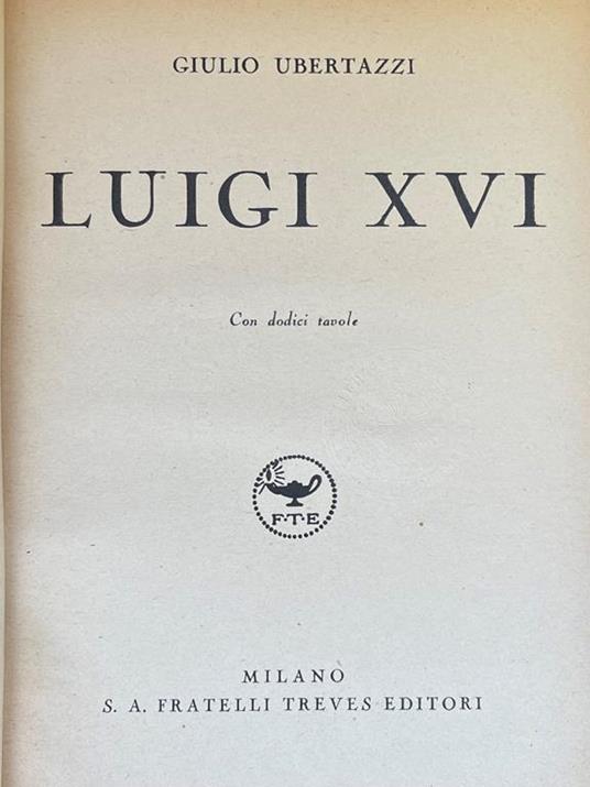Luigi Xvi - copertina