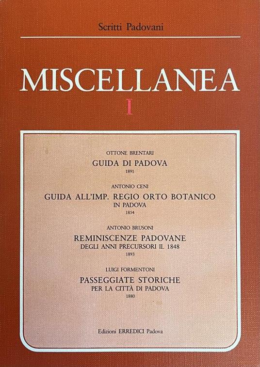 Miscellanea I - copertina