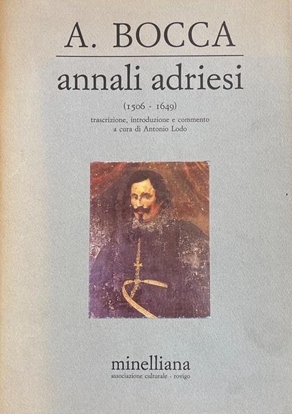 Annali Adriesi (1506 -1649) - copertina