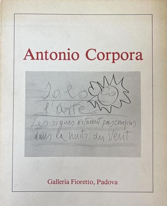 Antonio Corpora - copertina