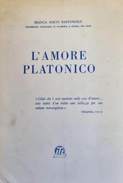 L' Amore Platonico - copertina