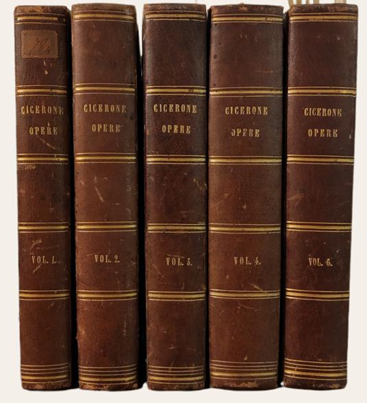 Le Opere - M. Tullio Cicerone - copertina