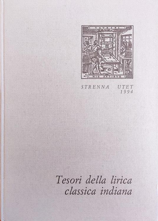 Tesori Della Lirica Classica Indiana - copertina