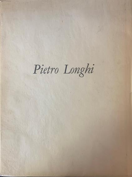 Pietro Longhi - copertina