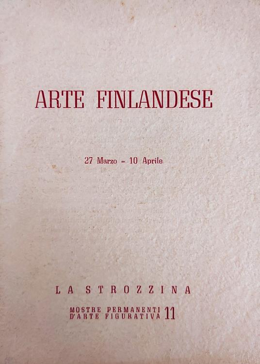 Arte Filandese - copertina