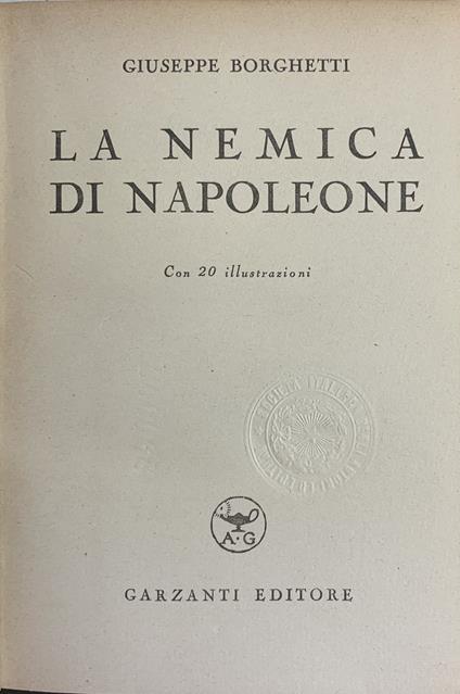 La Nemica Di Napoleone - copertina